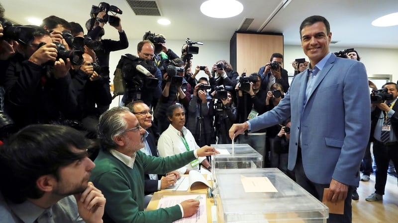 Acting Spanish Prime Minister Pedro Sanchez