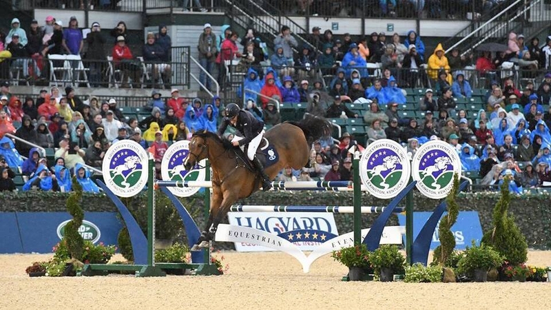 Paul O'Shea and Skara Glen's Machu Picchu soared over the last fence to win the $225,000 Kentucky Invitational