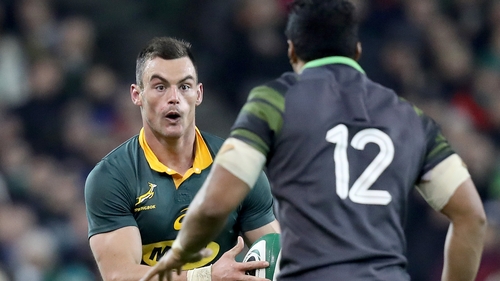 Kriel in action against Ireland in 2017