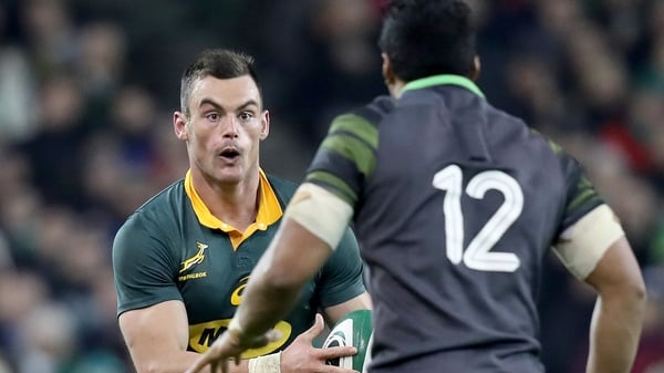 Kriel in action against Ireland in 2017