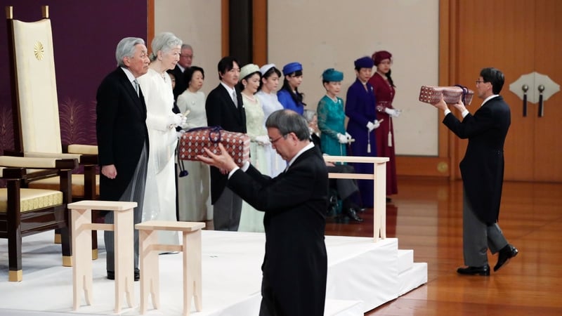 Emperor Akihito has abdicated in favour of his son