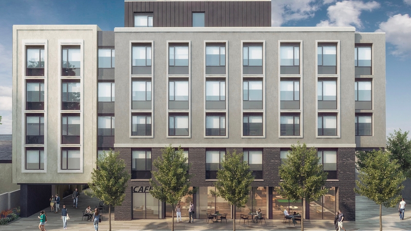 Artist's impression of proposed development on Eblana Avenue in Dún Laoghaire