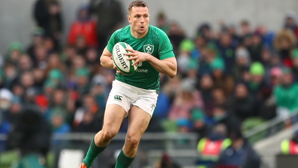 Jack Carty made his Test debut against Italy in February