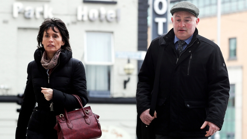 Patrick Quirke arrives at court with wife Imelda