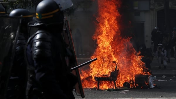 More than 7,400 police and gendarmes were deployed for the protests