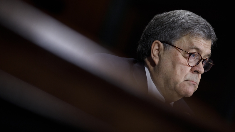 William Barr before the US Senate Judiciary Committee
