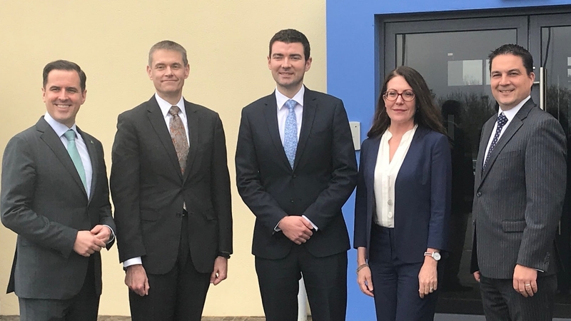 IDA Ireland Chief Executive Martin Shanahan, Junior Minister Brendan Griffin, President and Chief Operating Officer JRI America Michael O'Dea, Managing Director and General Manager Sumitomo Mitsui Banking Corporation Kylie Watson, JRI America JRI America