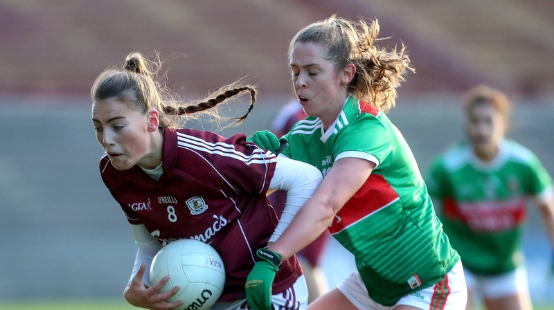 Áine McDonagh in action against Mayo earlier in the league