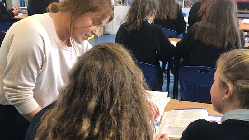 Seomra ranga i nGaelcholáiste Reachrann