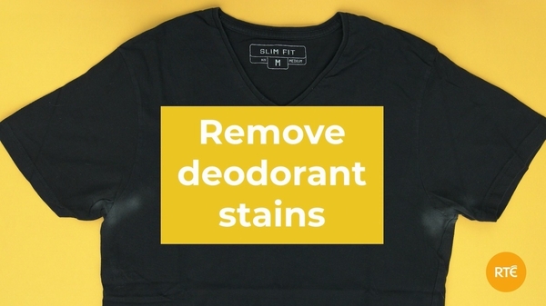 Need to get rid of a deodorant stain fast? There's a hack for that.