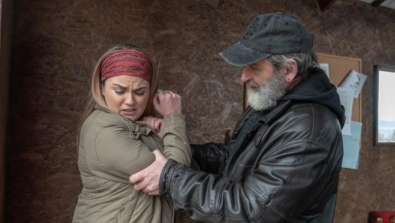 Andy threatens Michelle on Ros na Rún
