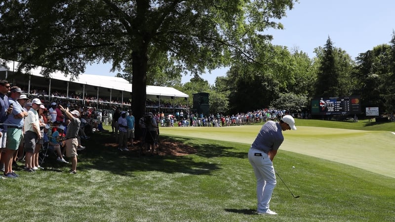 Rory was level at the turn before shooting five under on the back nine