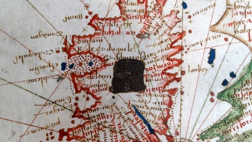 A detail from Jacopo Russo's 1528 map of Europe. Photo: Universal History Archive/ UIG via Getty Images