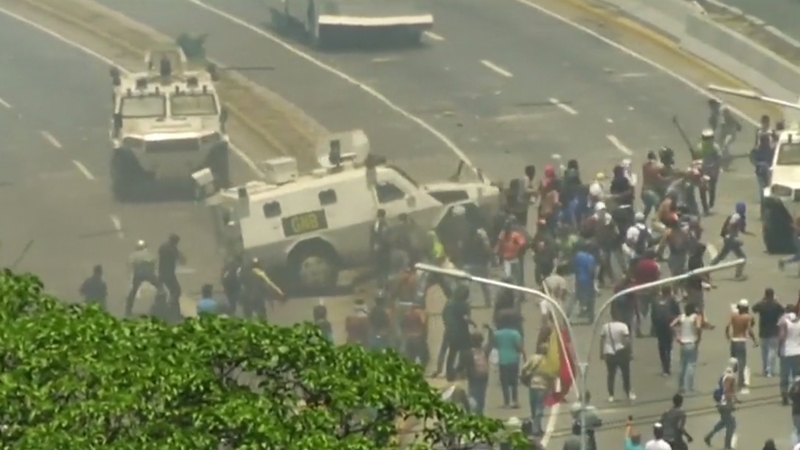 'I was surprised to be wounded and that an armoured vehicle came over me'