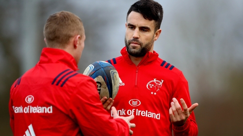 Keith Earls (L) and Conor Murray
