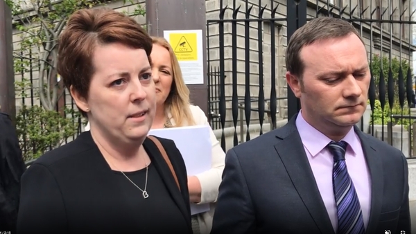 Ruth Morrissey and her husband Paul €2.1m damages award will not be affected by any appeals decision