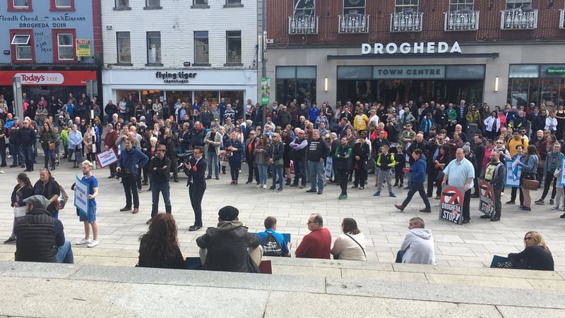 Speakers said Drogheda would overcome the current violence