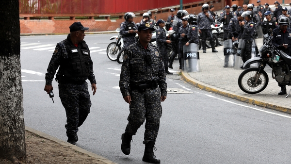 The military was deployed as demonstrators marched towards the president's residence
