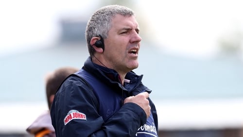 Walsh looks on at McGovern Park on Sunday afternoon