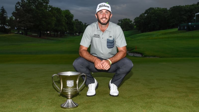 Max Homa carded a final round of 67 at Quail Hollow to finish 15 under par and three shots clear of Joel Dahmen