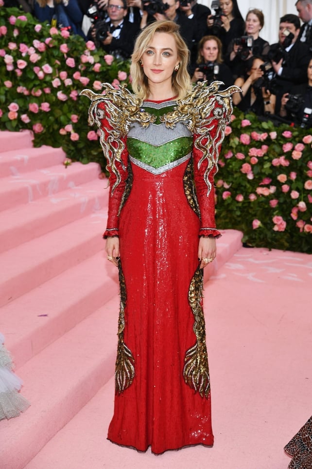 Saoirse went big at the 2019 Met Gala wearing an eye-catching Gucci gown.