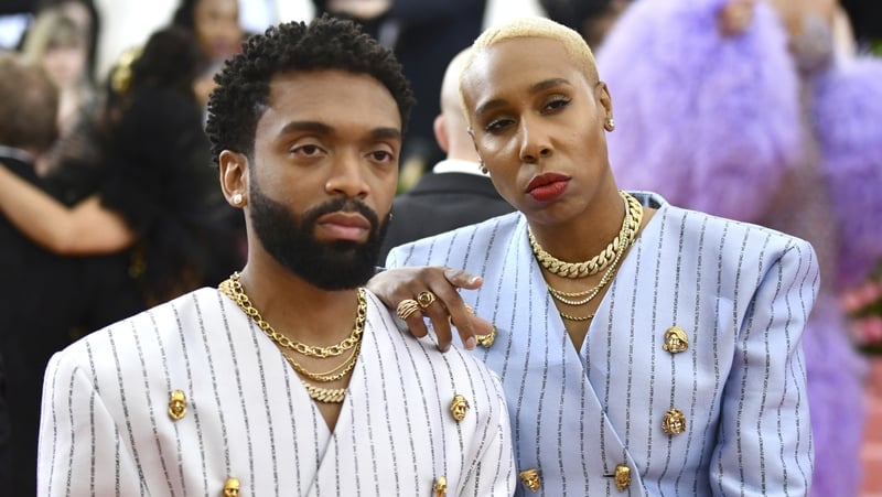 She matched with designer Kerby-Jean Raymond, who created their outfits.