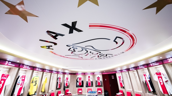 Ajax were top of the table on goal difference