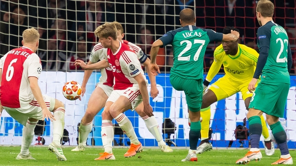Lucas Moura scores Spurs' second goal