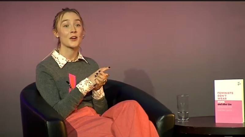 Saoirse Ronan: "Talking over you – I'm not really into that. When someone calls you a little lady or an angel – I'm not into that either."