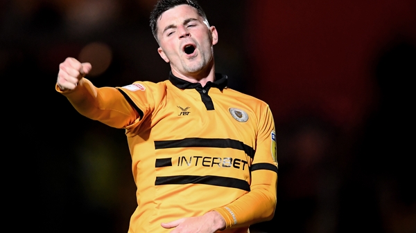 Padraig Amond levelled it up for Newport