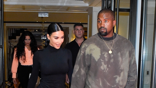 Kim Kardashian and Kanye West
