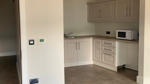 One of the two-bed apartments in the development