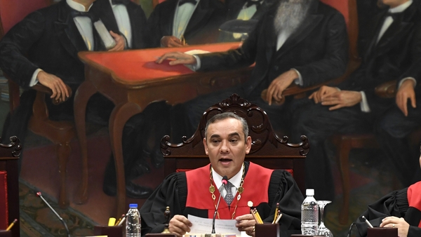 The court said Mr Zambrano was jailed for "the flagrant commission of the crimes of treason, conspiracy and civil rebellion"