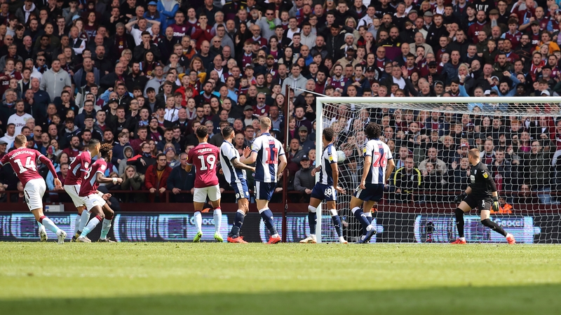 Conor Hourihane strikes from distance in the second-half against West Brom