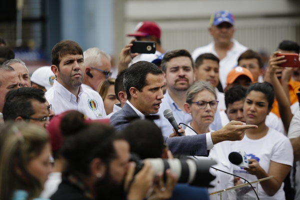 Mr Guaido said Venezuelan constitution allows for the "possibility" of the national parliament to authorise foreign military cooperation