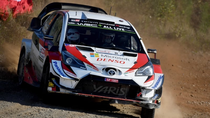 Ott Tanak is up to second overall