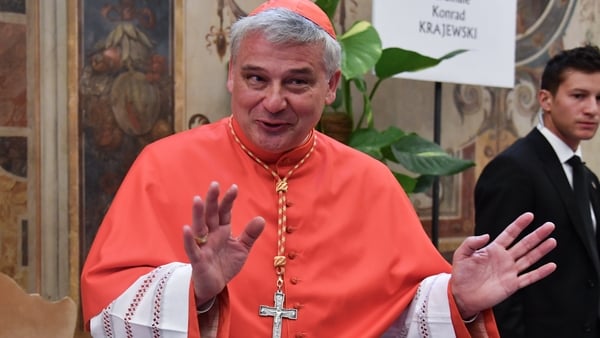 Cardinal Konrad Krajewski broke a police seal to turn the electricity back on in the Rome building