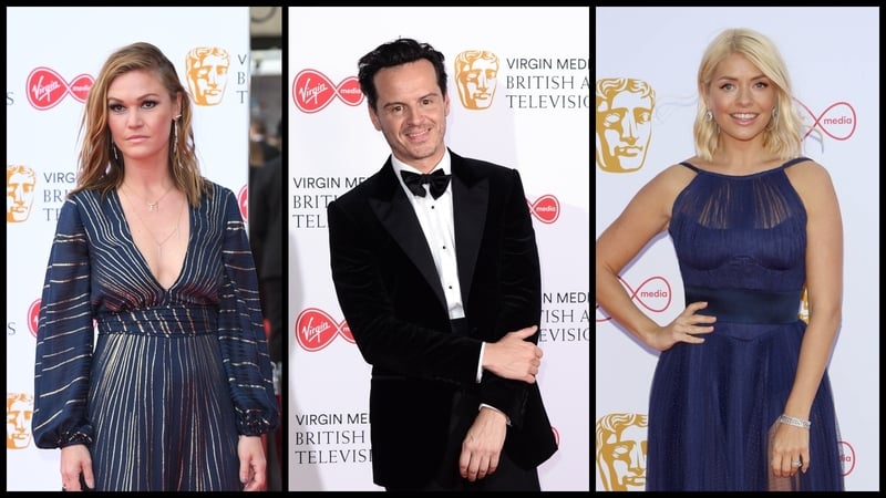 Red carpet fashion from the BAFTA TV awards in London last night.