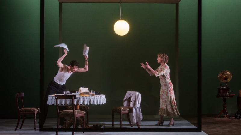 Marty Rea and Samantha Bond star in the Gate's production of The Glass Menagerie