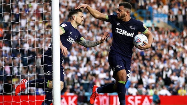 Jack Marriott celebrates his goal against Leeds United at Elland Road