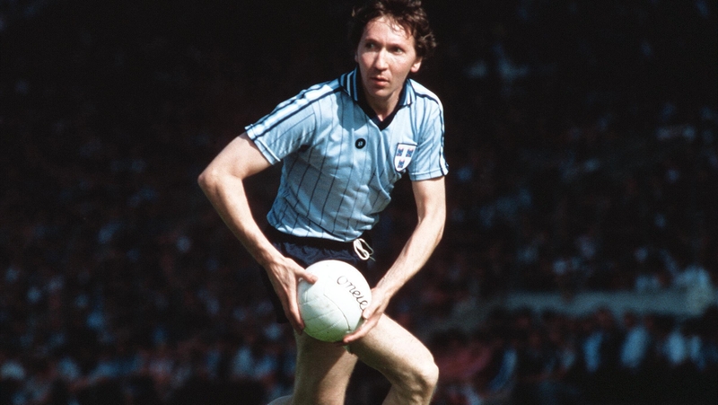 Anton O'Toole in action for Dublin in 1984