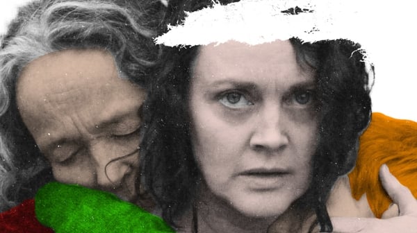 Penny Layden (L) and Simone Kirby (R) star in Fergal McElherron's Cleft