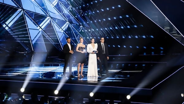 The hosts of the Eurovision in Tel Aviv