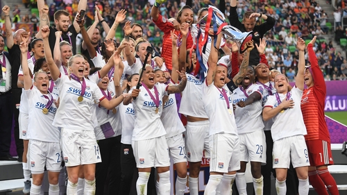 Lyon lifted the trophy last year and are still on track to do so again