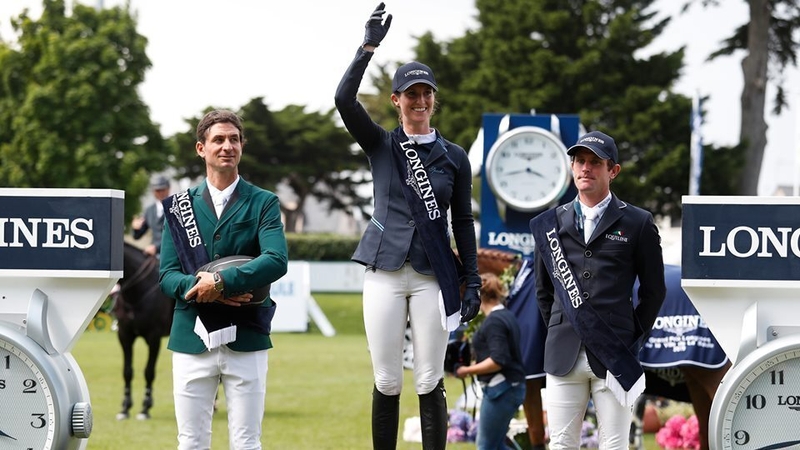 Darragh Kenny finished third at the La Baule Longines Grand Prix in France