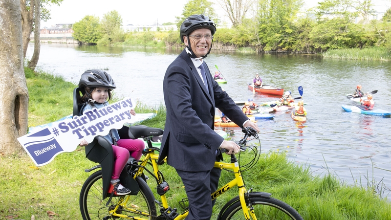 The blueway was officially opened by John Treacy