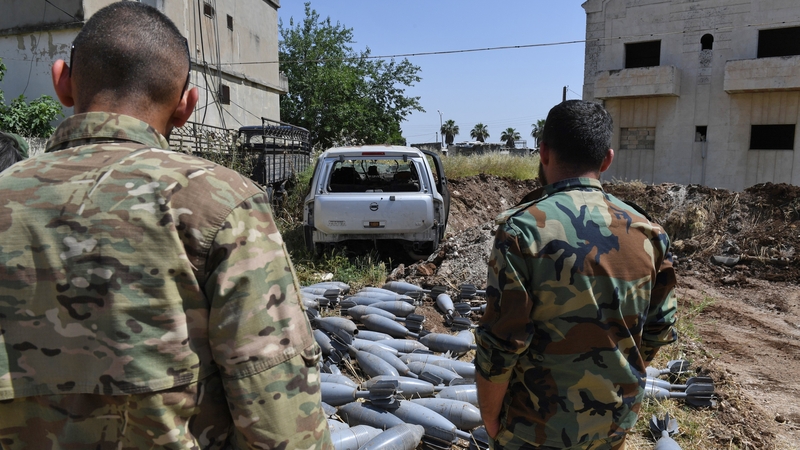 Western powers are concerned that the Russia-backed Syrian government will launch a full-scale assault