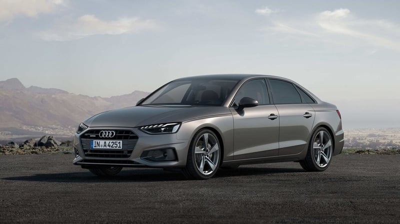 Audi's face-lifted A4 will be available towards the end of this year.