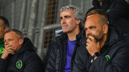 Jim McGuinness (C) took the reins at Charlotte Independence last December
