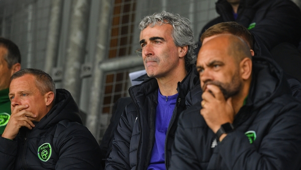 Jim McGuinness (C) took the reins at Charlotte Independence last December